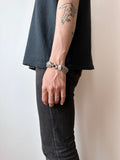 GAS vintage silver tone metal bracelet accessory jewelry ヴィンテージ シルバージュエリー シルバーブレスレット チェーンブレスレット シルバー925