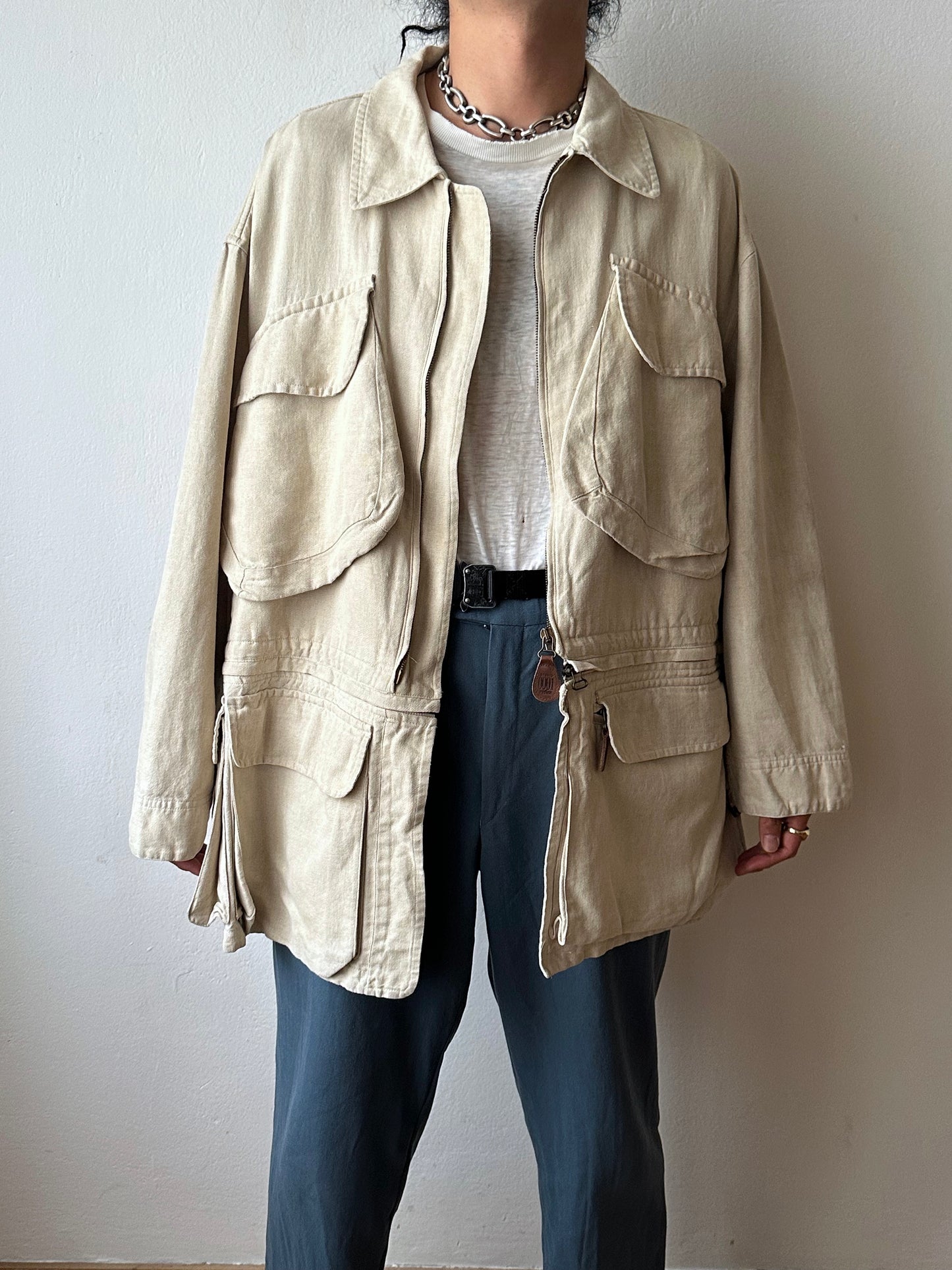 1990s Italy Linen jacket