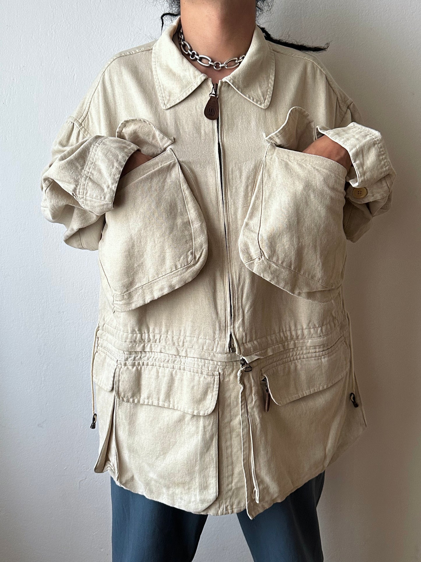 1990s Italy Linen jacket