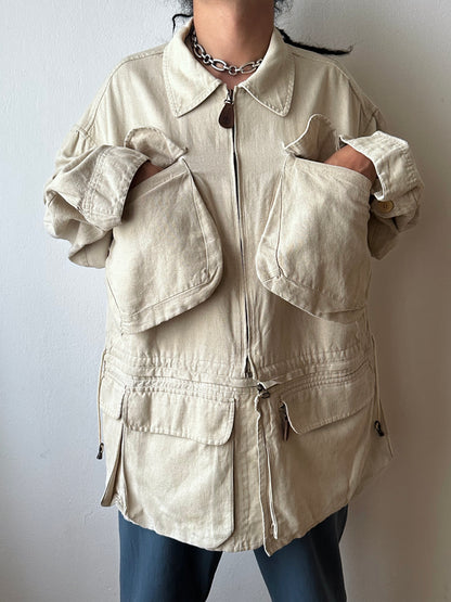 1990s Italy Linen jacket