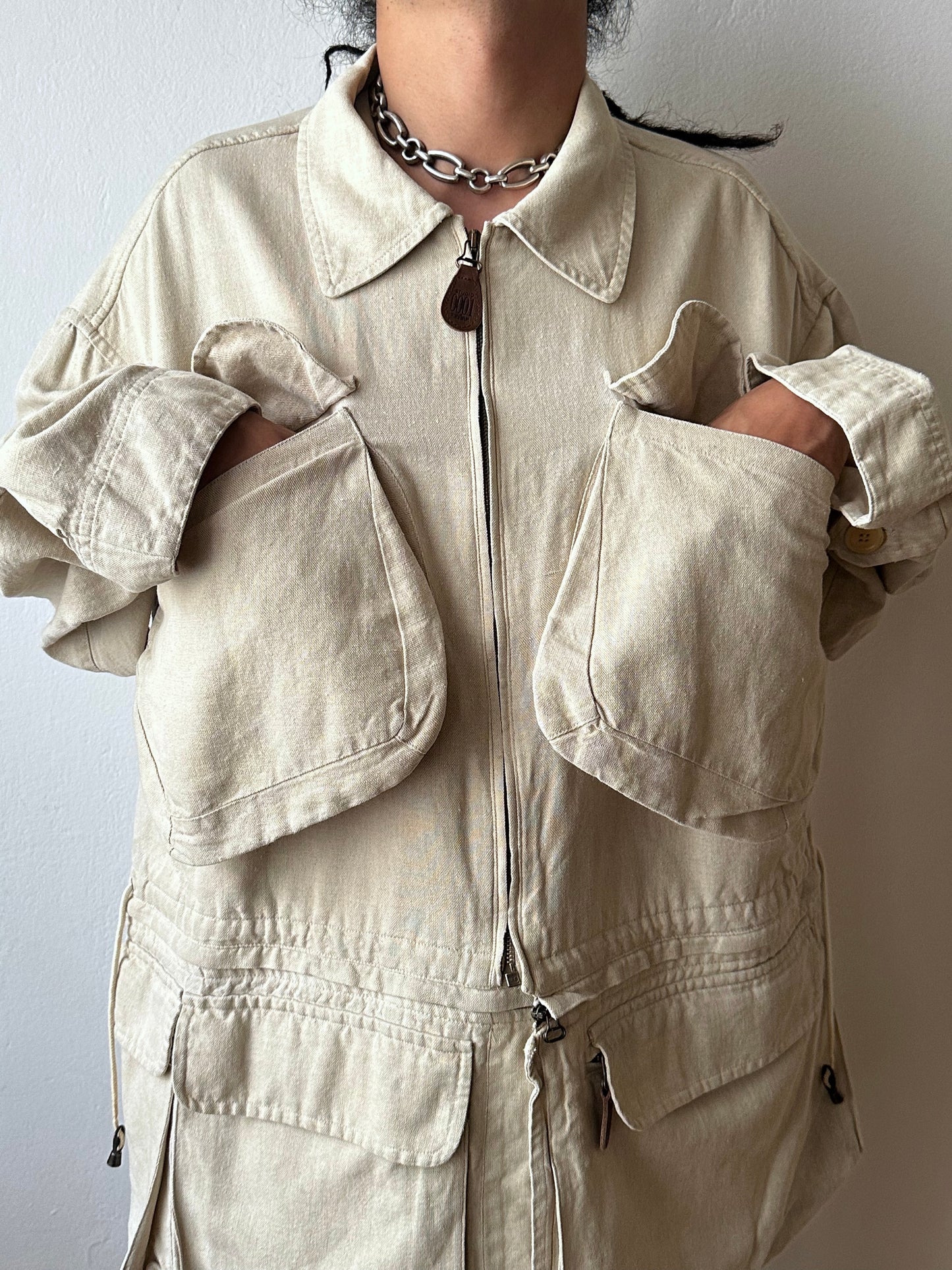 1990s Italy Linen jacket
