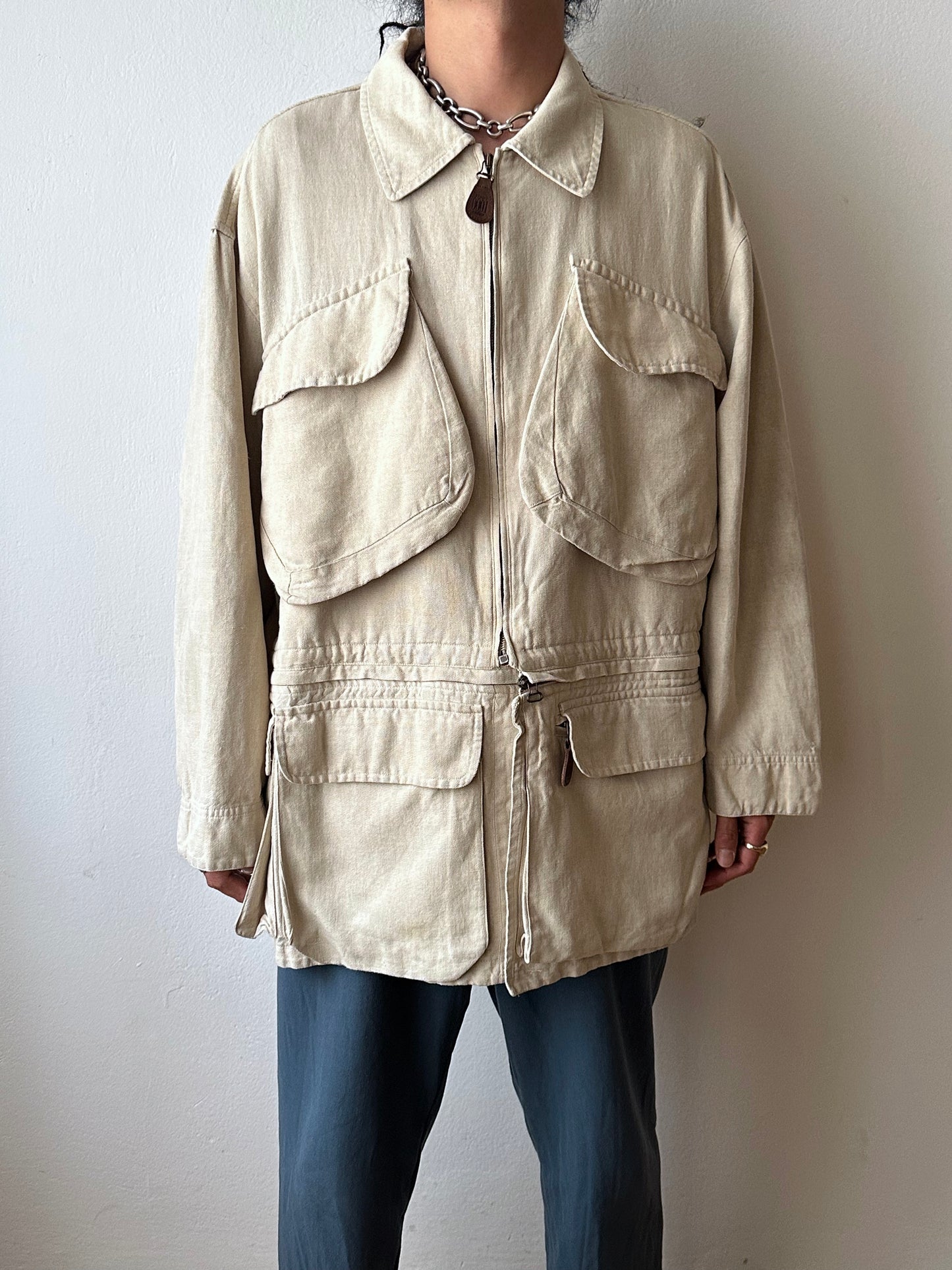1990s Italy Linen jacket