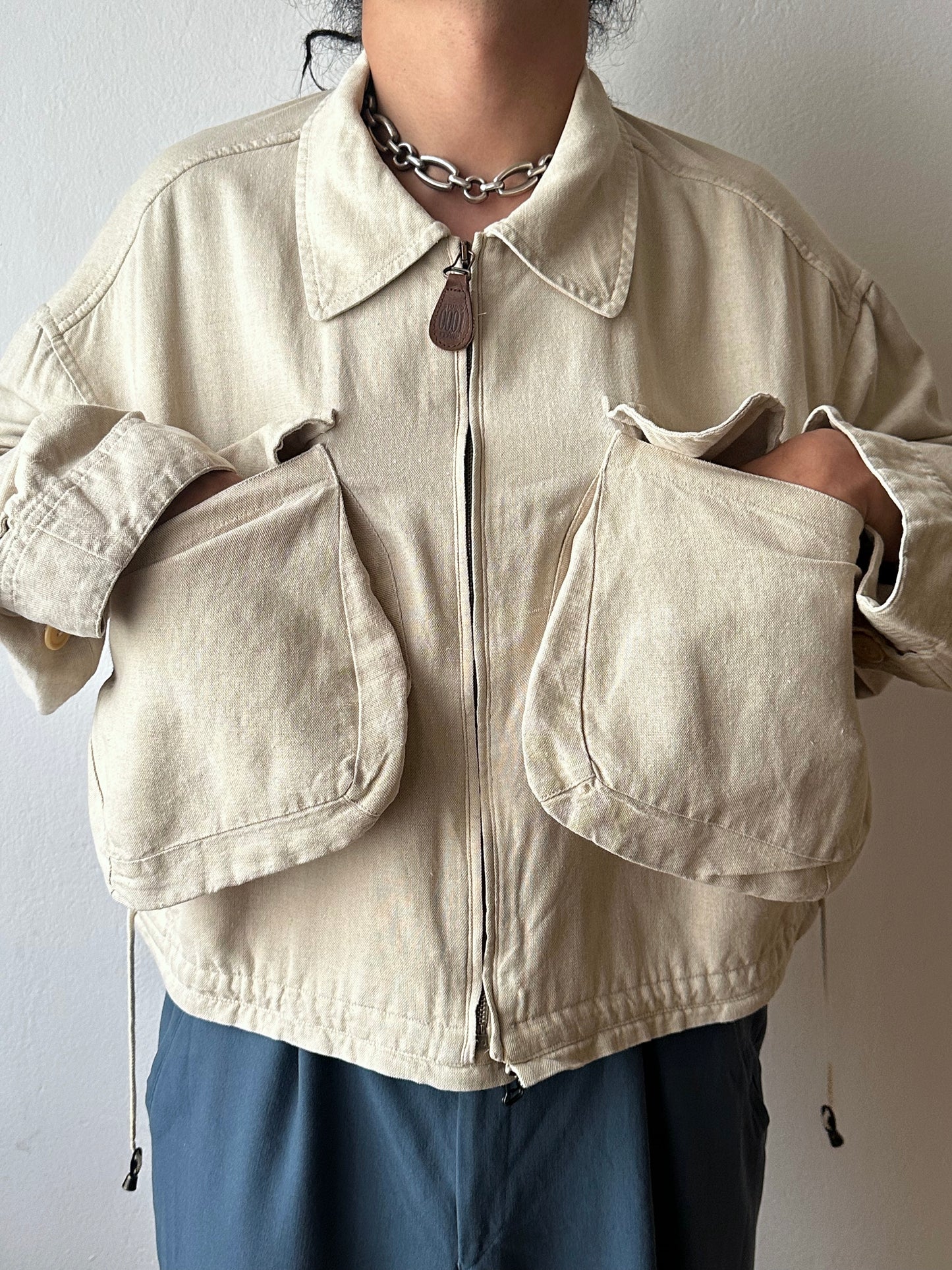 1990s Italy Linen jacket