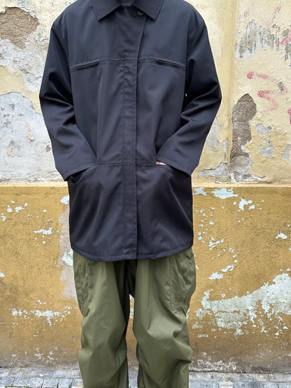 Early 00s Black poly jacket