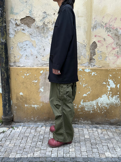 Early 00s Black poly jacket