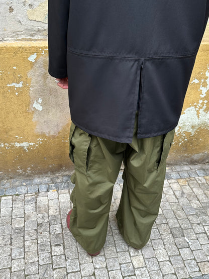 Early 00s Black poly jacket