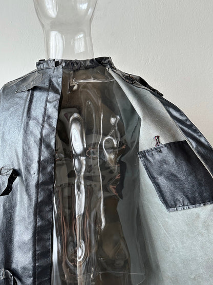 Vintage East German PVC Work Jacket