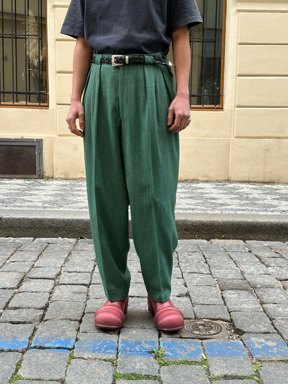 1980s Houndstooth trousers - w35