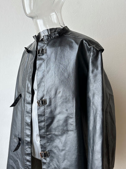 Vintage East German PVC Work Jacket