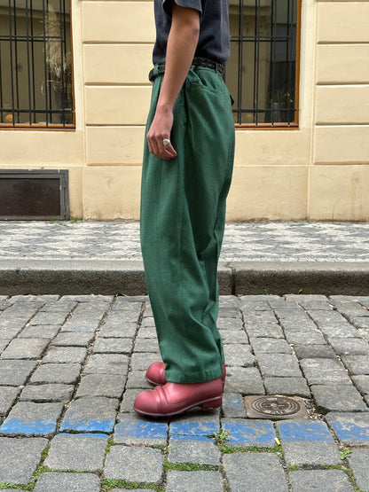 1980s Houndstooth trousers - w35