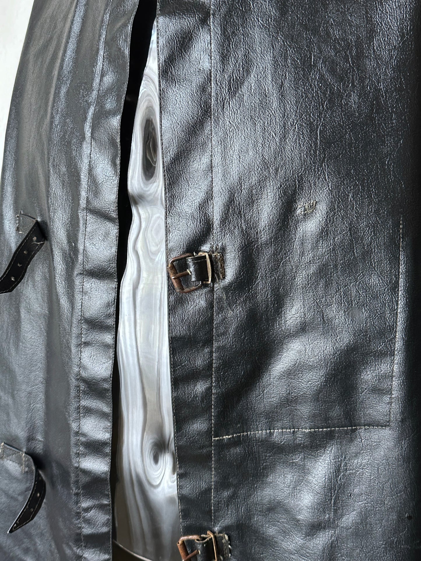 Vintage East German PVC Work Jacket