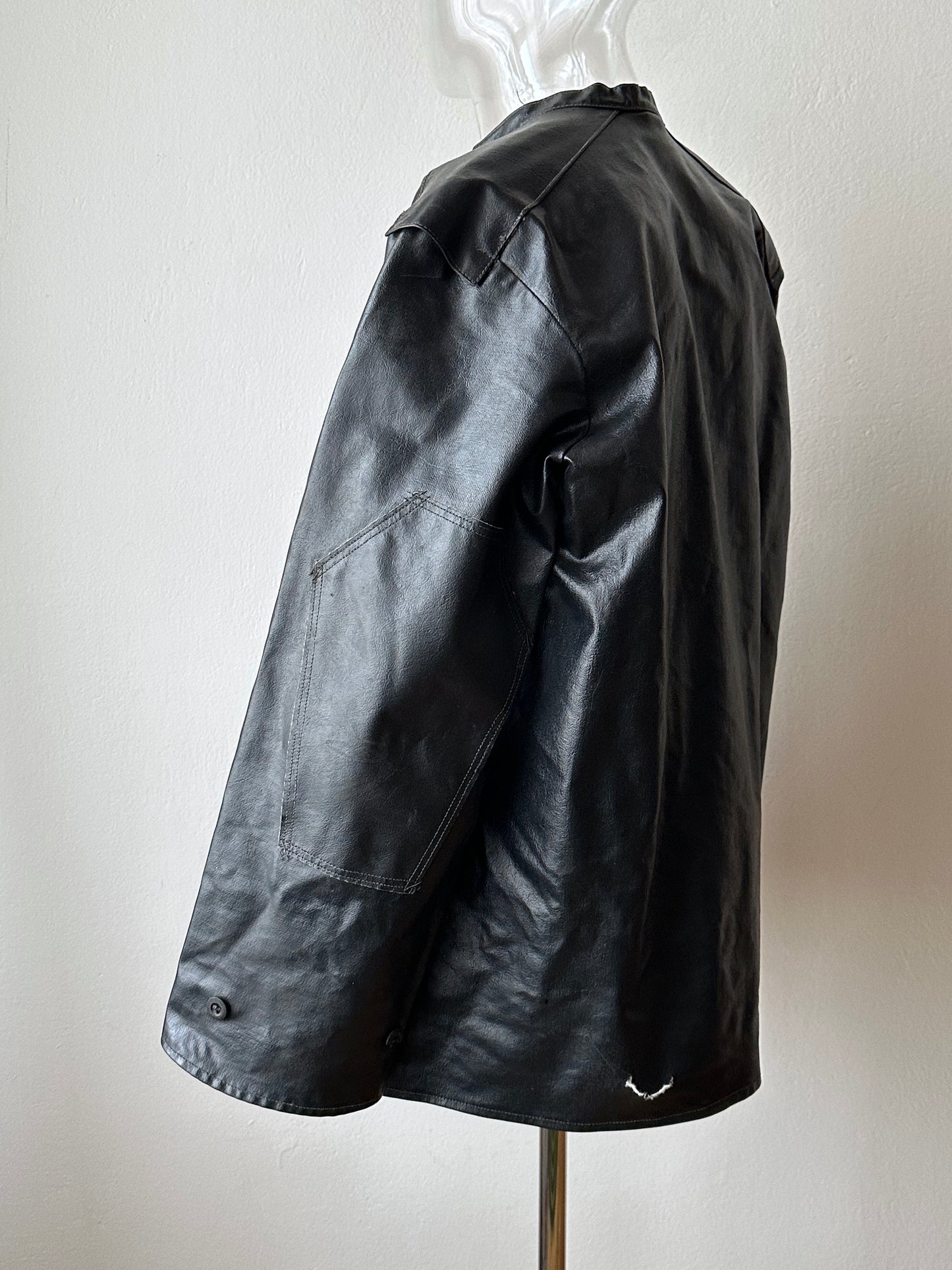 Vintage East German PVC Work Jacket