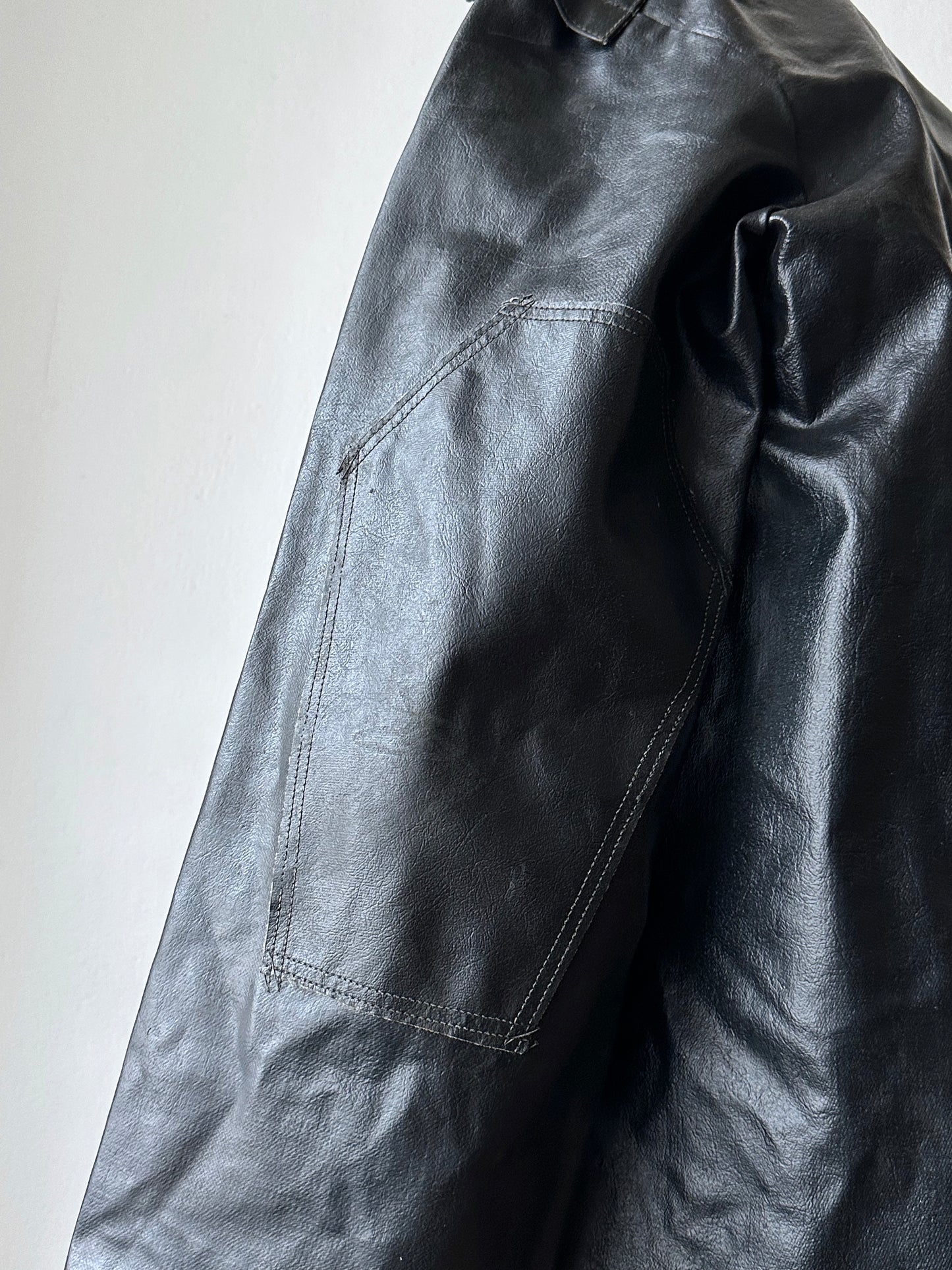 Vintage East German PVC Work Jacket