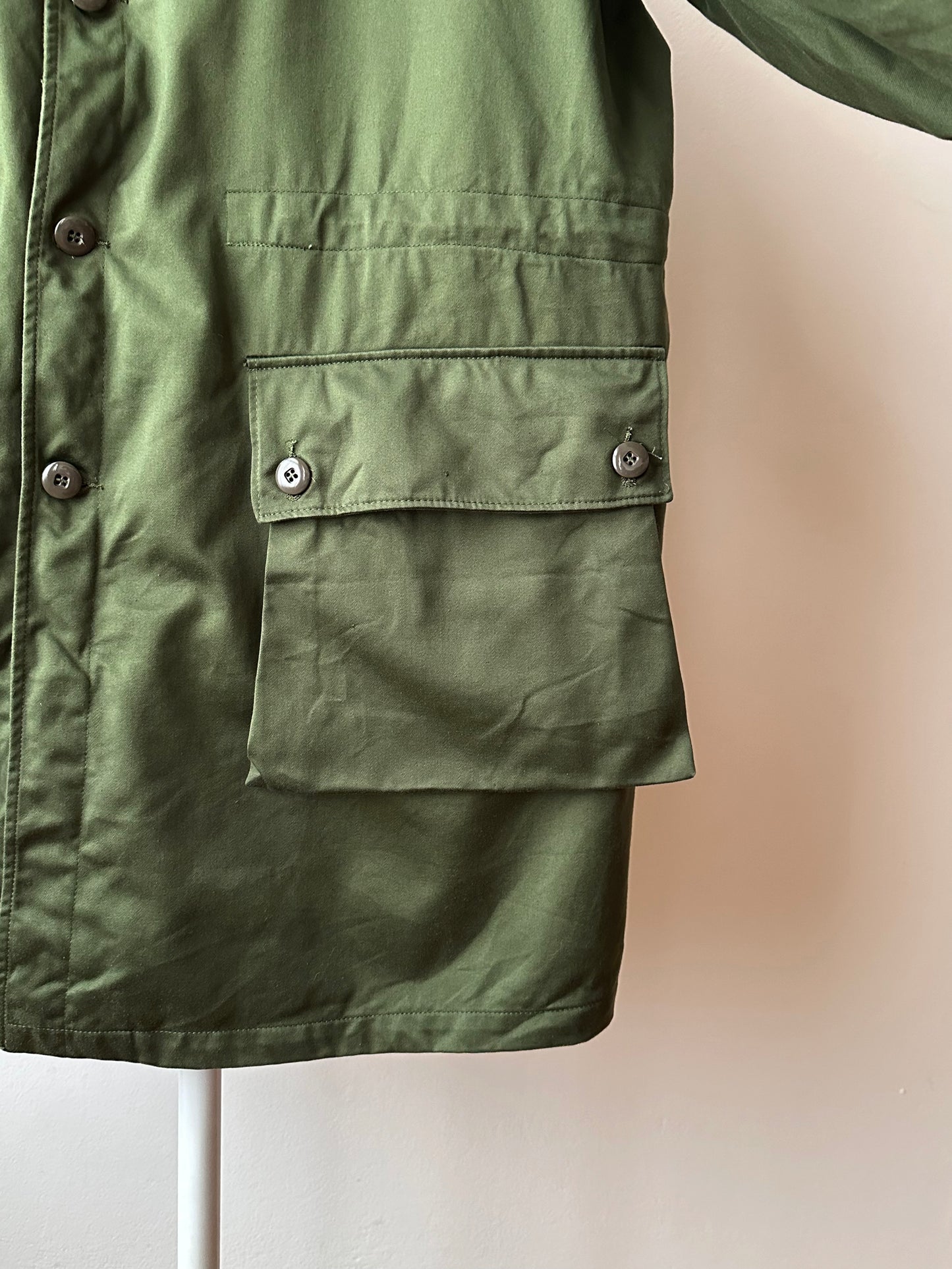 Swedish army M59 field coat with boa liner