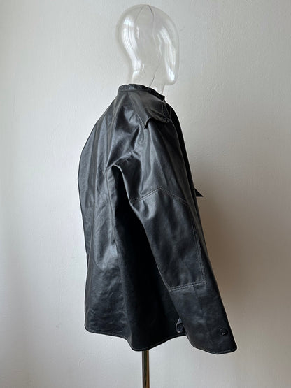Vintage East German PVC Work Jacket