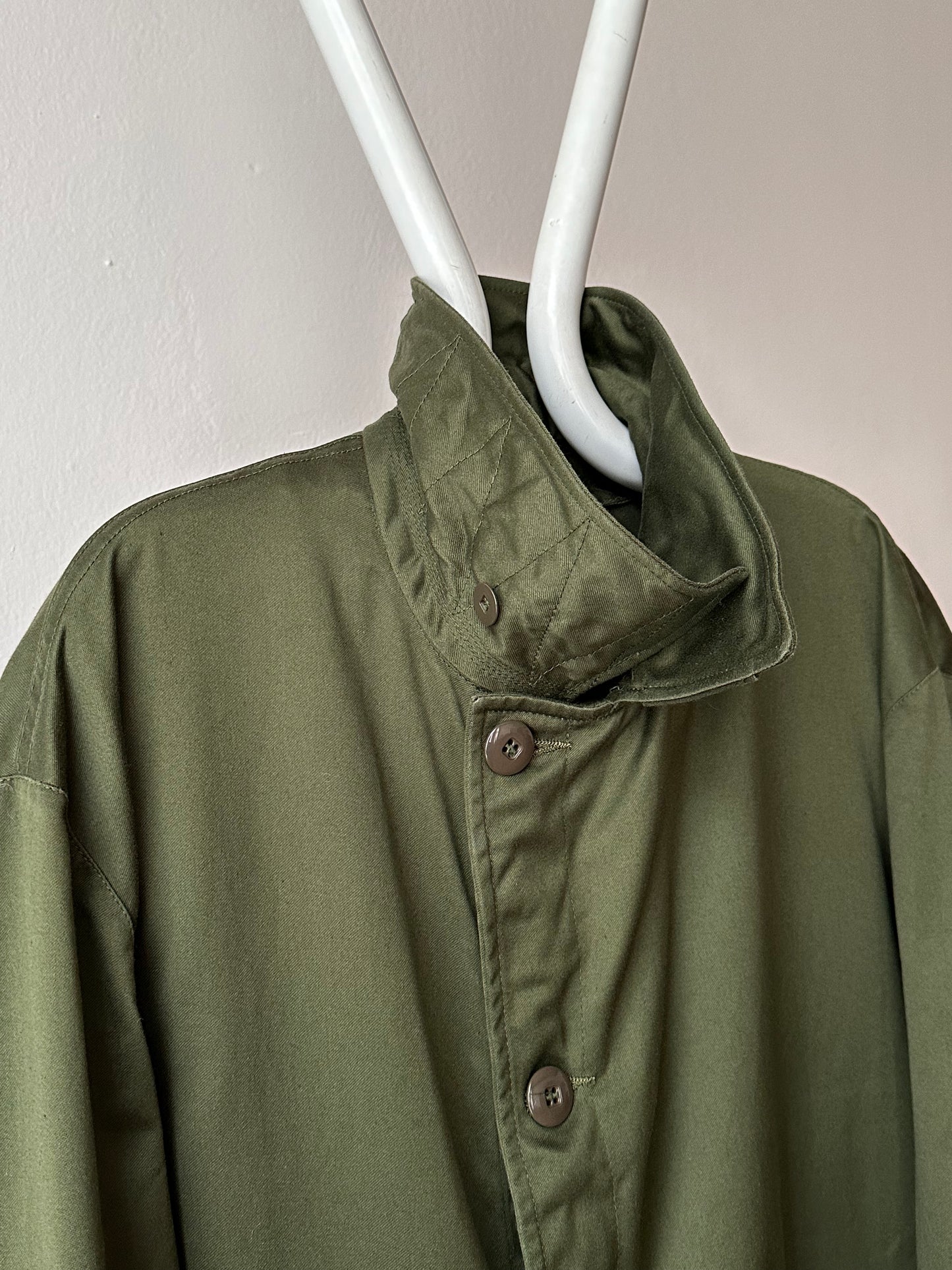 Swedish army M59 field coat with boa liner