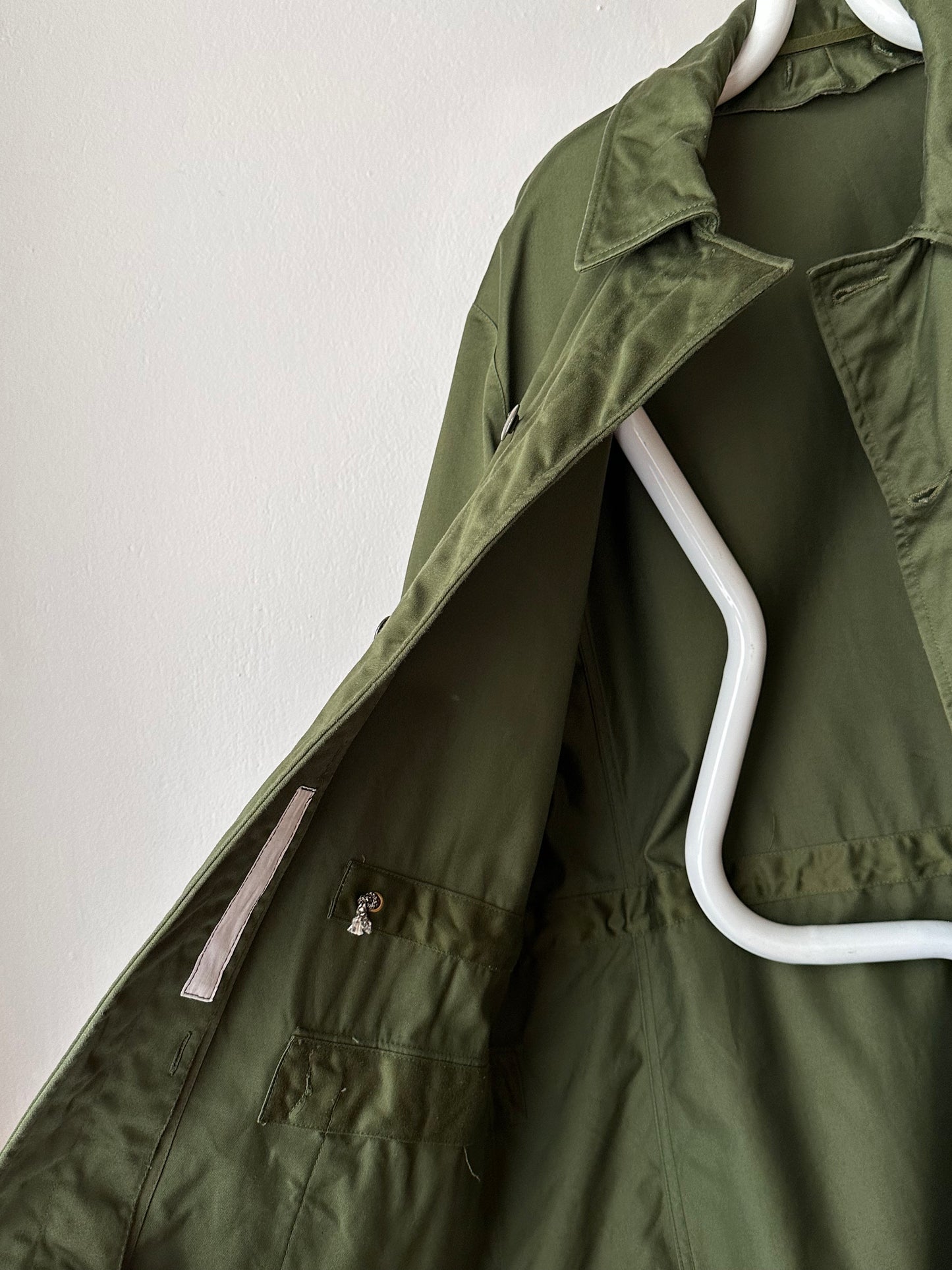 Swedish army M59 field coat with boa liner