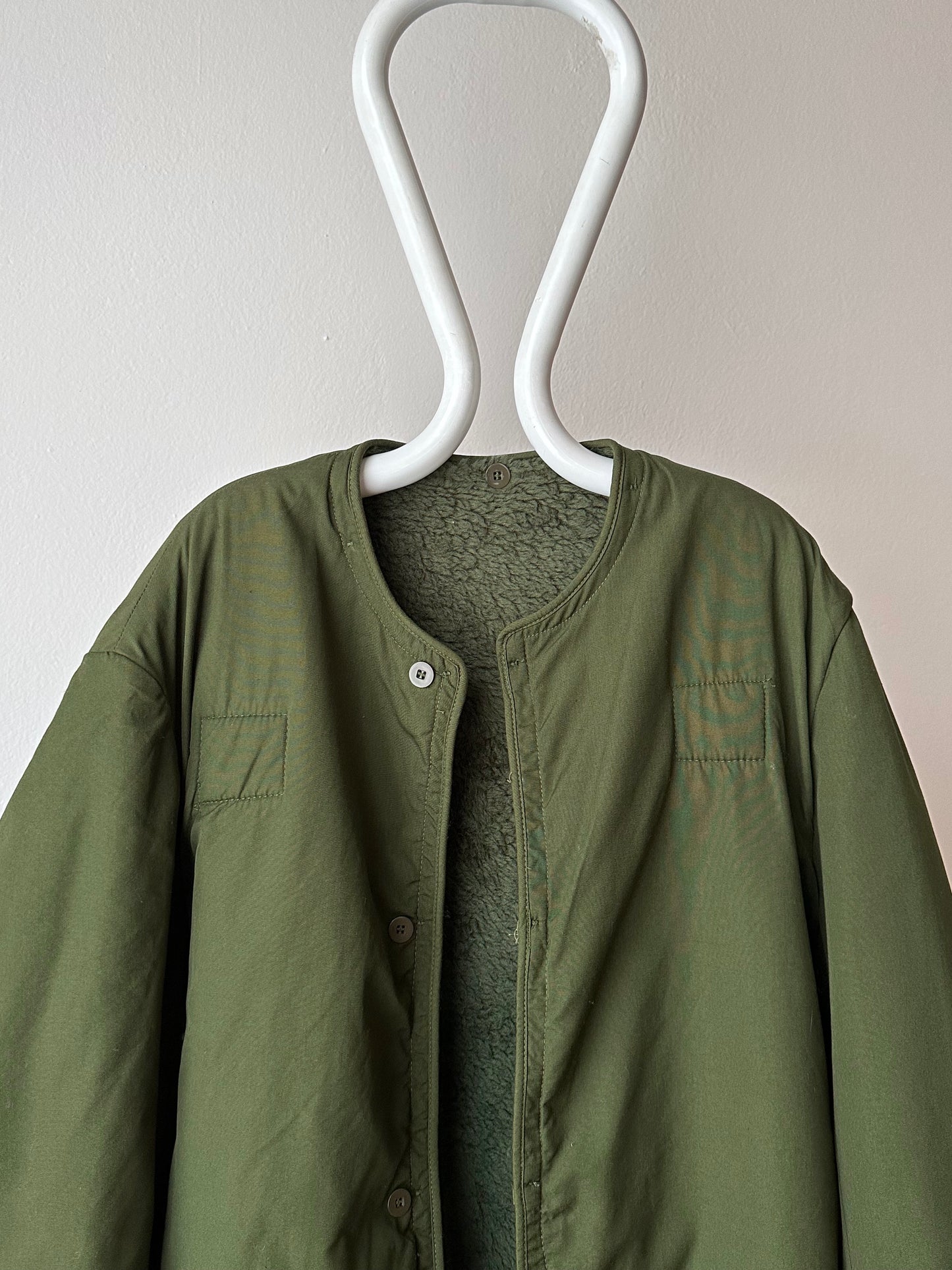 Swedish army M59 field coat with boa liner