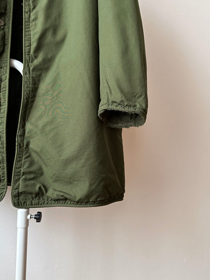 Swedish army M59 field coat with boa liner