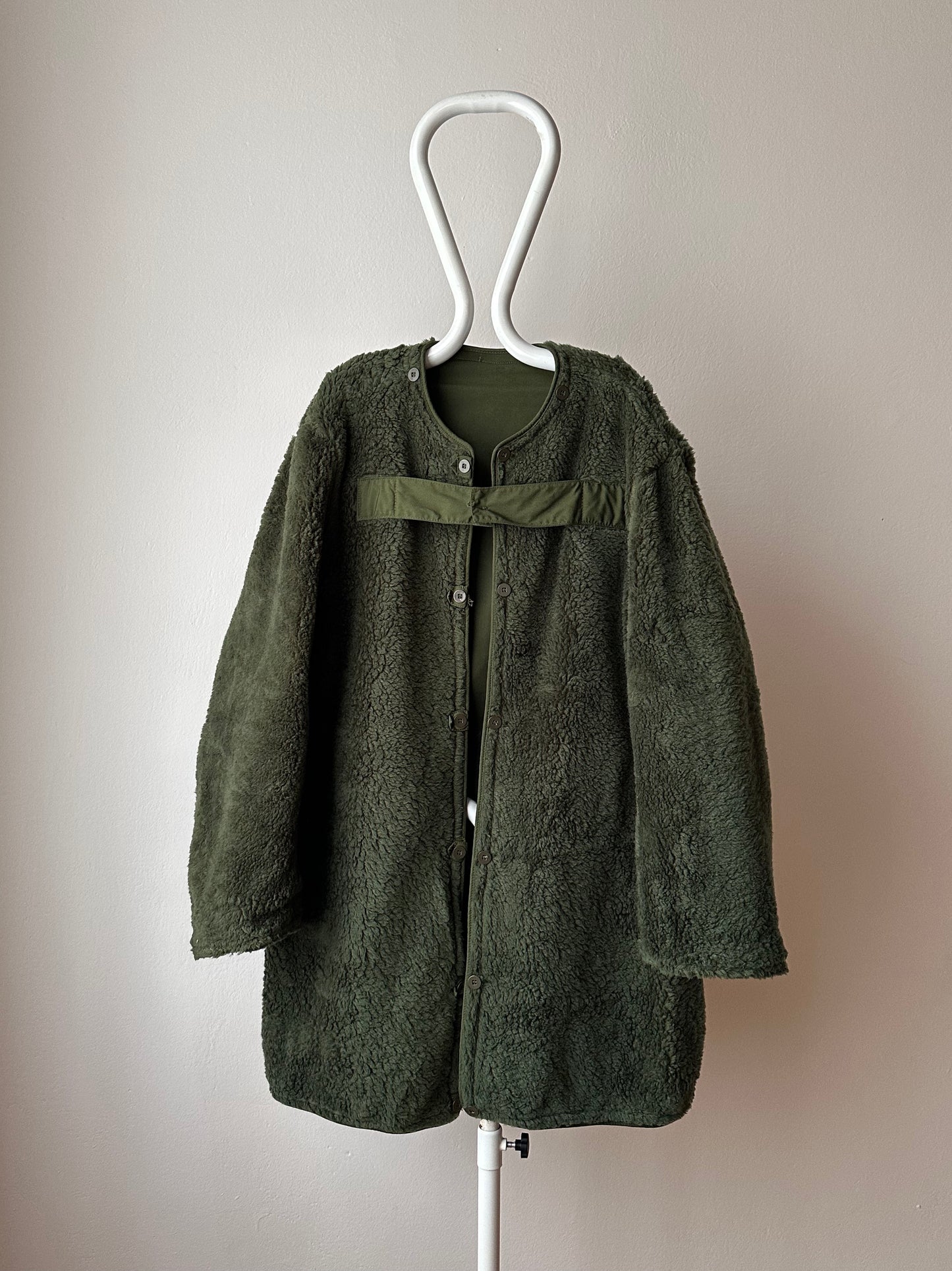 Swedish army M59 field coat with boa liner