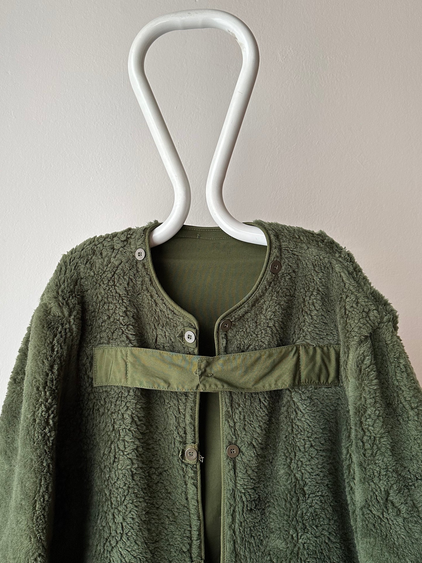 Swedish army M59 field coat with boa liner