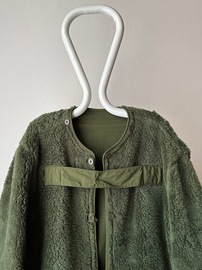 Swedish army M59 field coat with boa liner