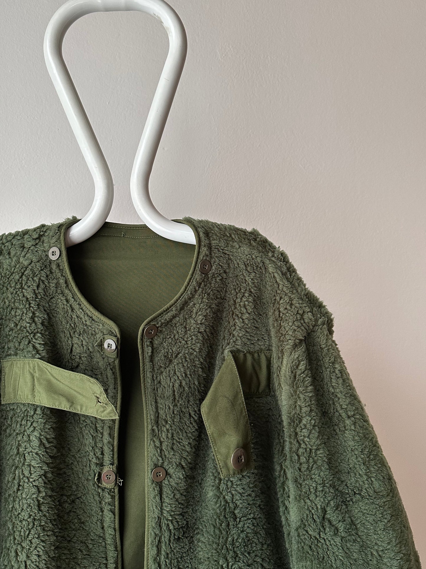 Swedish army M59 field coat with boa liner