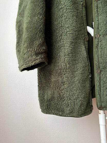 Swedish army M59 field coat with boa liner