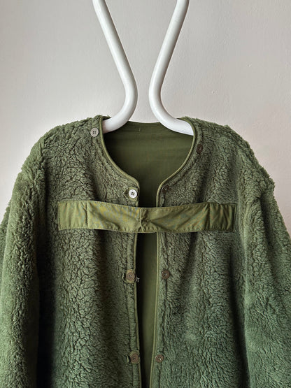 Swedish army M59 field coat with boa liner