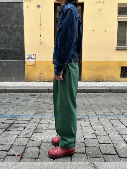 1980s Houndstooth trousers - w35
