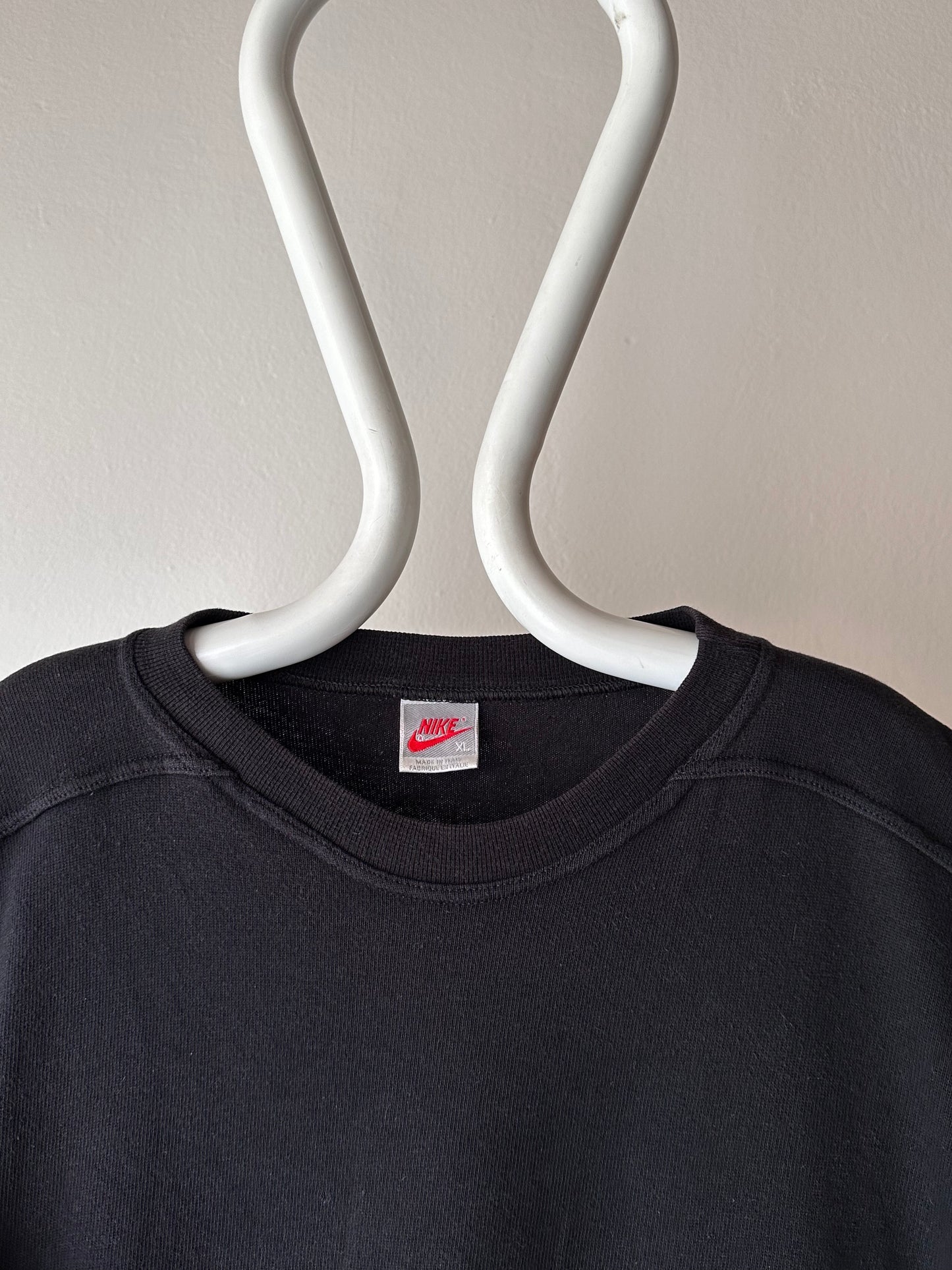 90's Nike 90年代 ナイキ sweatshirt スウェット シャツ 半袖 Vintage ヴィンテージ Made in Italy イタリア製 Praha Prague Vintage store プラハ 古着屋 古着 ユーロ古着 ヨーロッパ古着