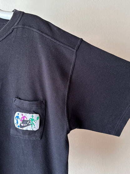 90's Nike 90年代 ナイキ sweatshirt スウェット シャツ 半袖 Vintage ヴィンテージ Made in Italy イタリア製 Praha Prague Vintage store プラハ 古着屋 古着 ユーロ古着 ヨーロッパ古着