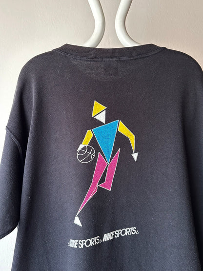 90's Nike 90年代 ナイキ sweatshirt スウェット シャツ 半袖 Vintage ヴィンテージ Made in Italy イタリア製 Praha Prague Vintage store プラハ 古着屋 古着 ユーロ古着 ヨーロッパ古着