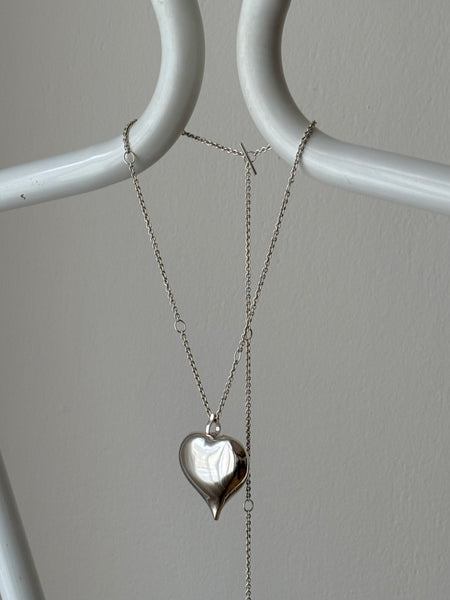 Kurt Nielsen Denmark heart pendant necklace