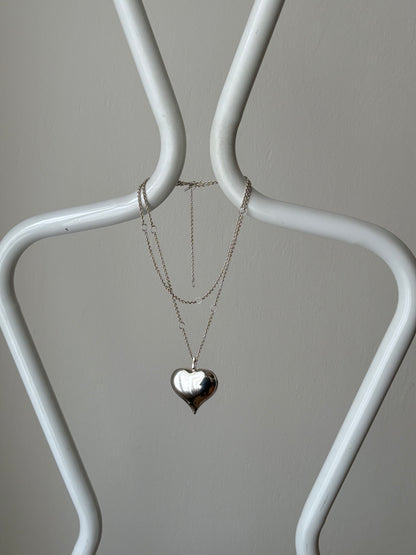 Kurt Nielsen Denmark heart pendant necklace