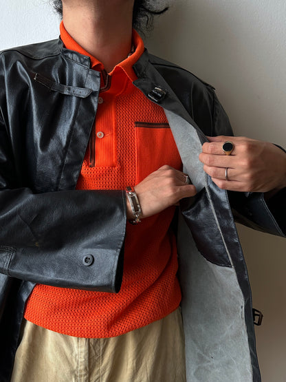 Vintage East German PVC Work Jacket