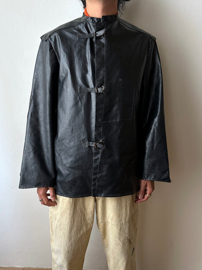 Vintage East German PVC Work Jacket