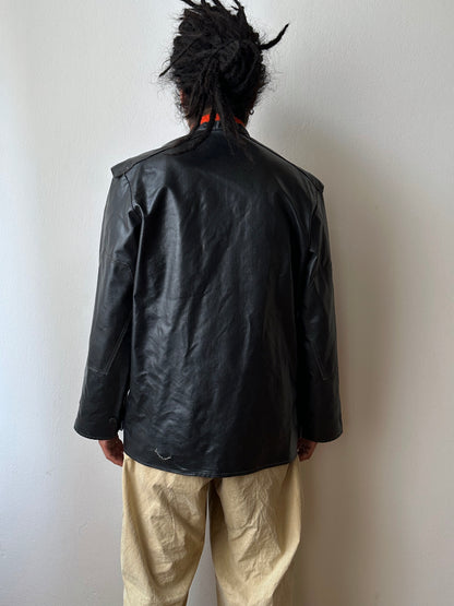 Vintage East German PVC Work Jacket