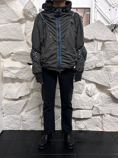 Early 00s JET SET parachute jacket