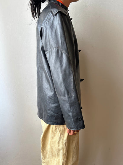 Vintage East German PVC Work Jacket