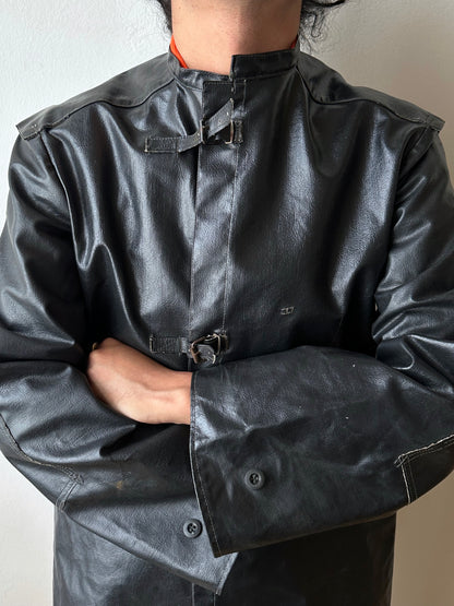 Vintage East German PVC Work Jacket