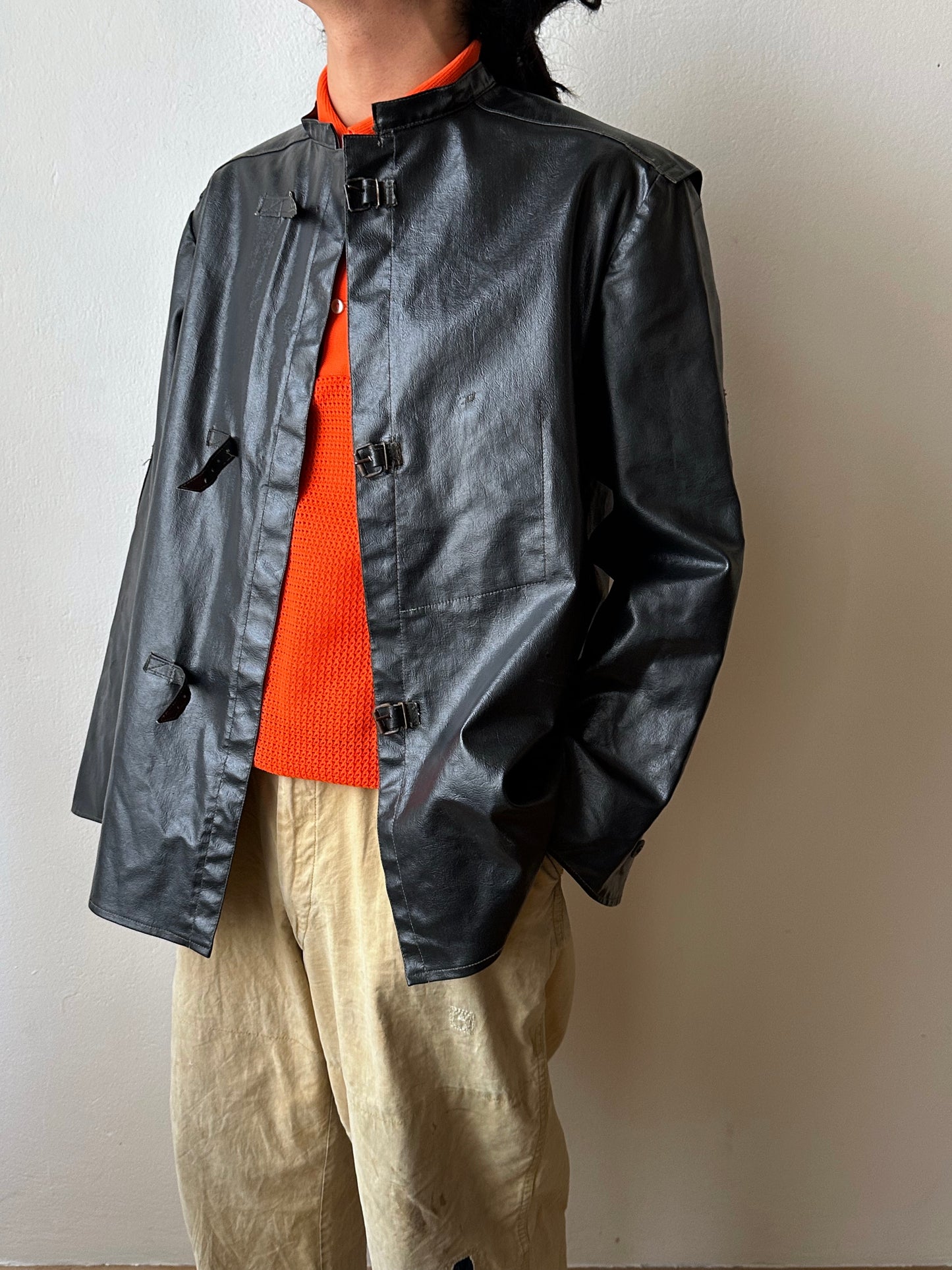 Vintage East German PVC Work Jacket