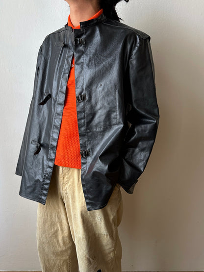 Vintage East German PVC Work Jacket