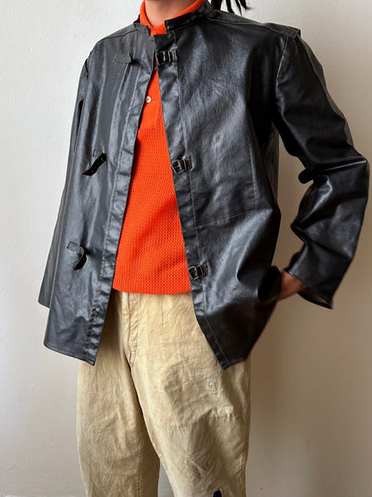 Vintage East German PVC Work Jacket