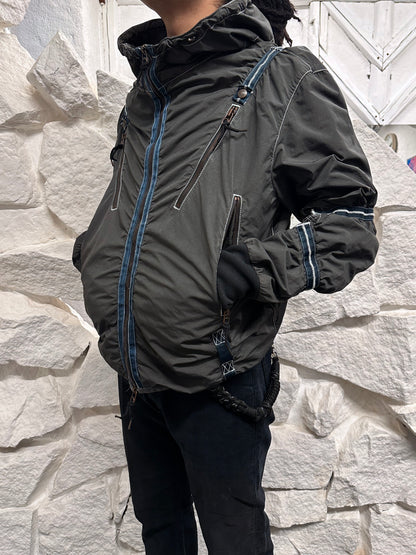 Early 00s JET SET parachute jacket