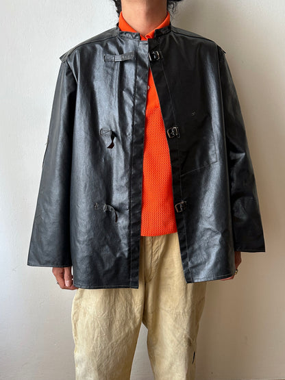 Vintage East German PVC Work Jacket