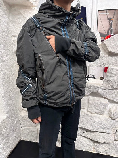 Early 00s JET SET parachute jacket
