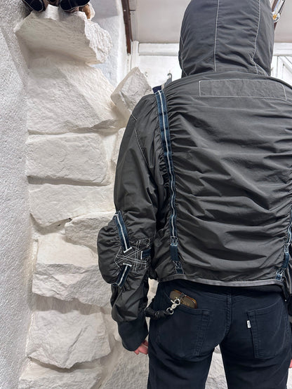 Early 00s JET SET parachute jacket