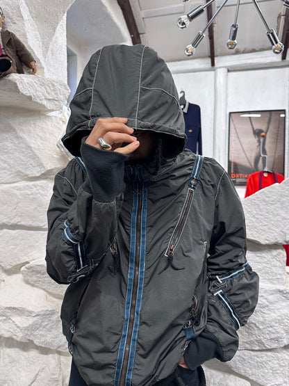 Early 00s JET SET parachute jacket
