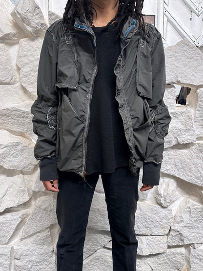 Early 00s JET SET parachute jacket